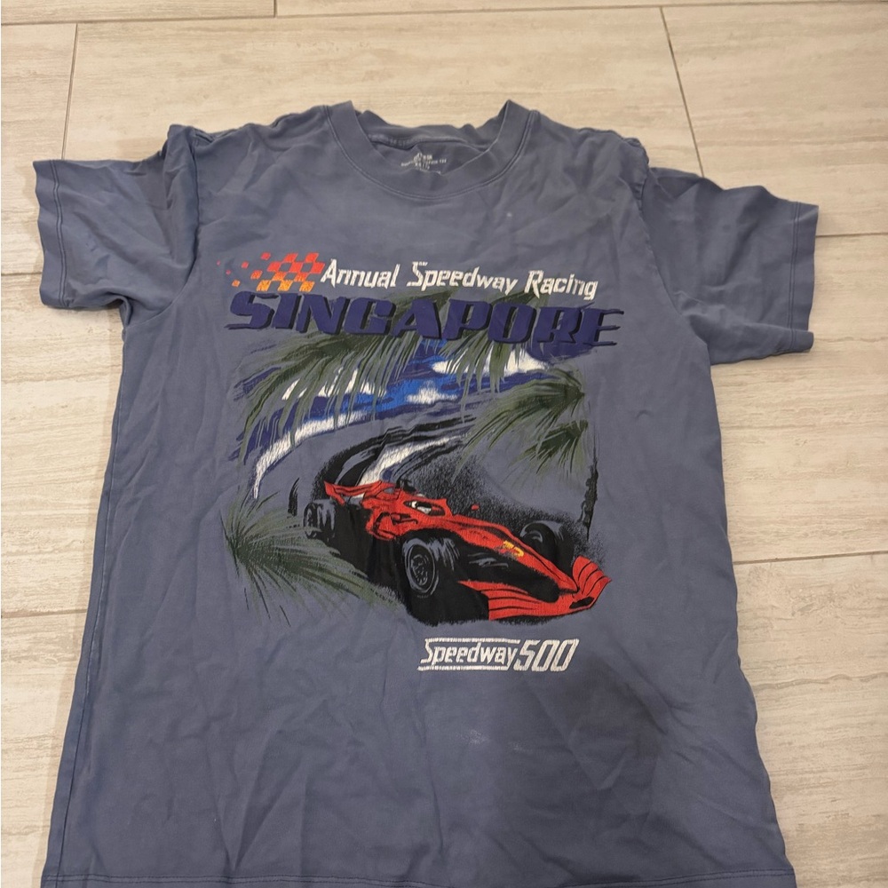 Cotton On Blue Graphic Tee xs